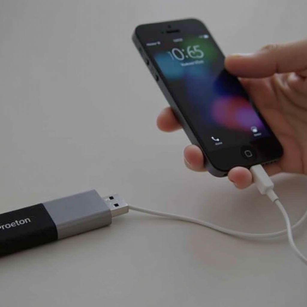 Comment connecter une clé USB à un téléphone portable